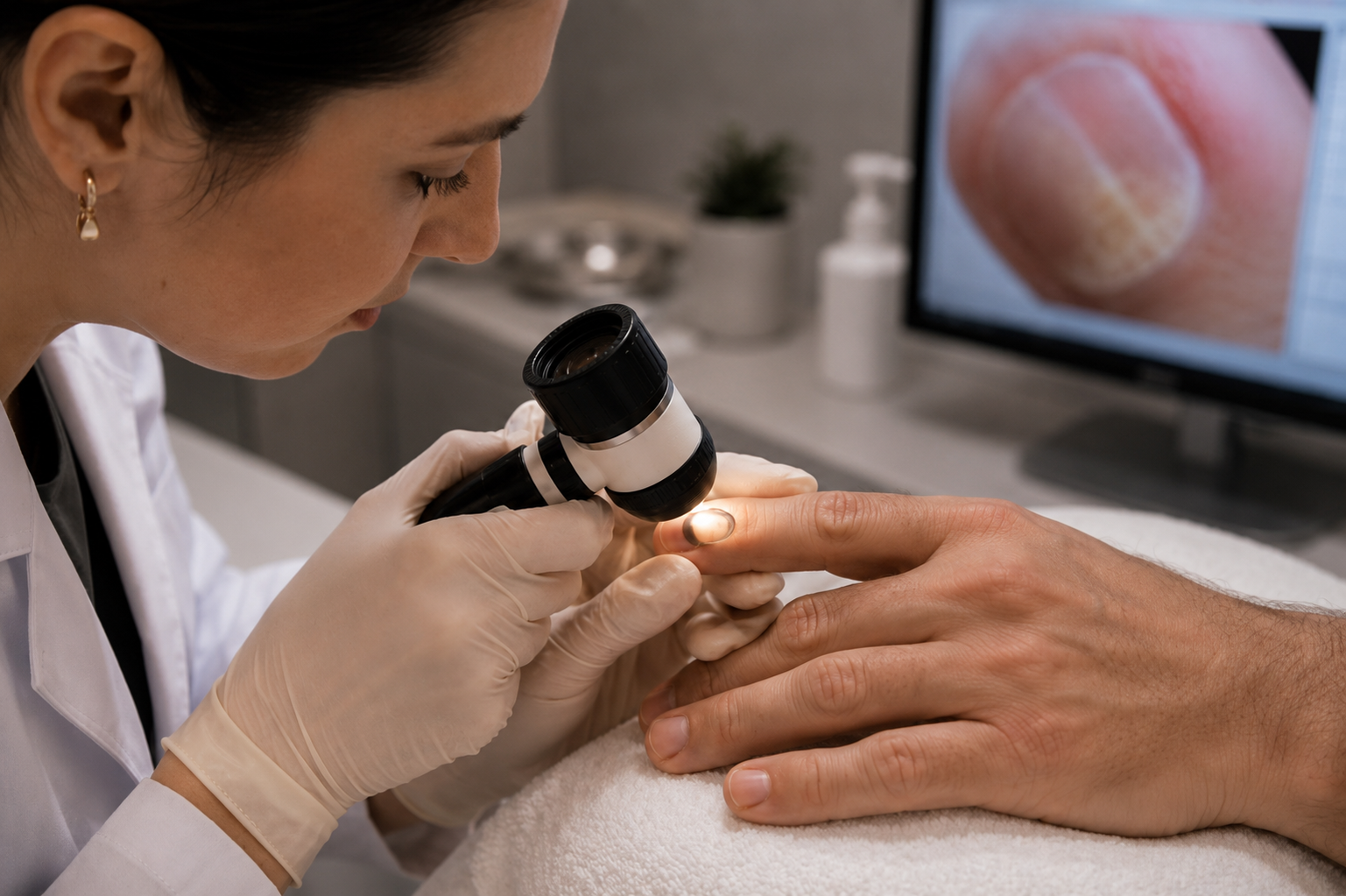 Avaliação dermatológica das unhas